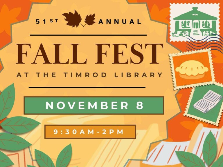 Fall Fest at the Timrod Library (9:30 am – 2:00 pm)