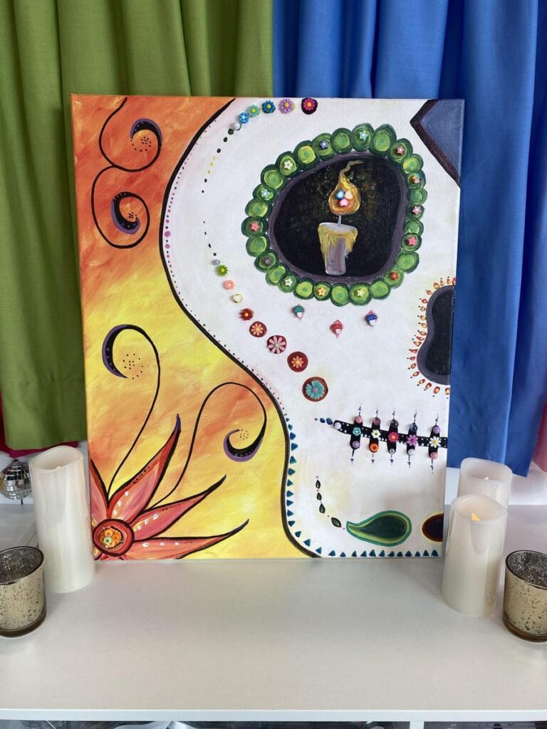 Day Of The Dead Paint & Sip (7:00 pm – 9:00 pm)