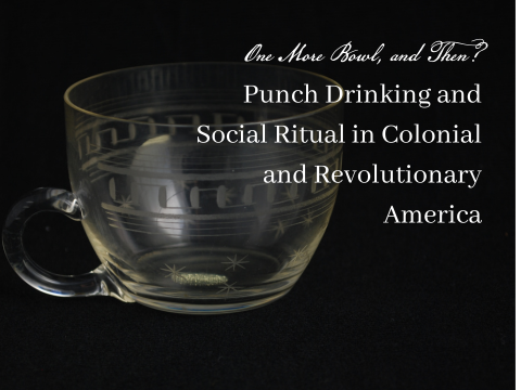Clear glass punch bowl with decorative etching, titled "One More Bowl, and Then?" on a dark background.