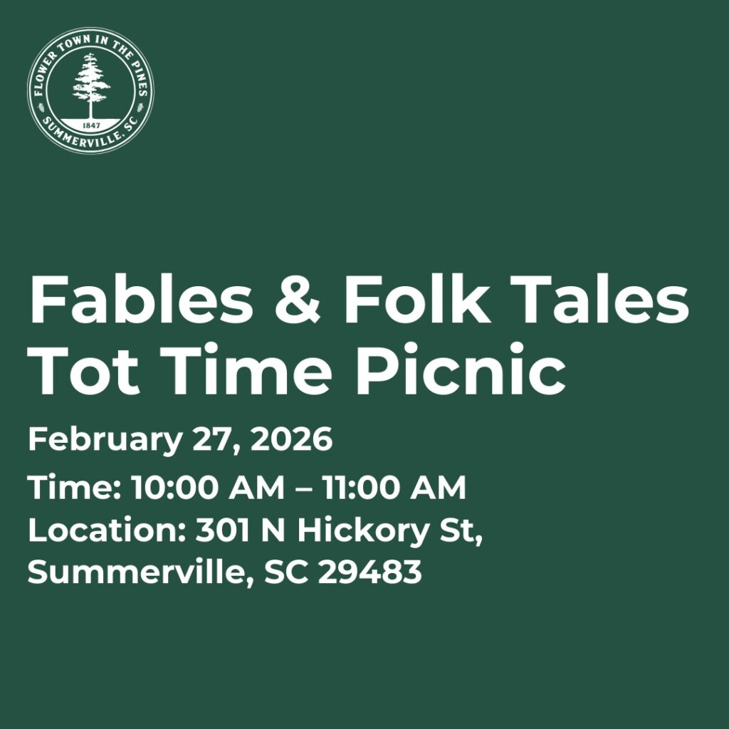Event details for Fables & Folk Tales Tot Time Picnic on February 27, 2026, from 10:00 AM to 11:00 AM.