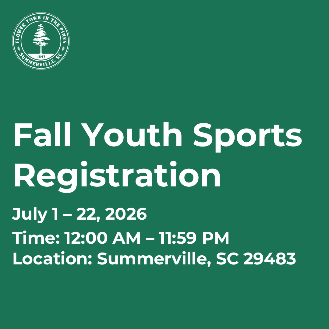 Fall Youth Sports Registration | Events In Summerville, SC