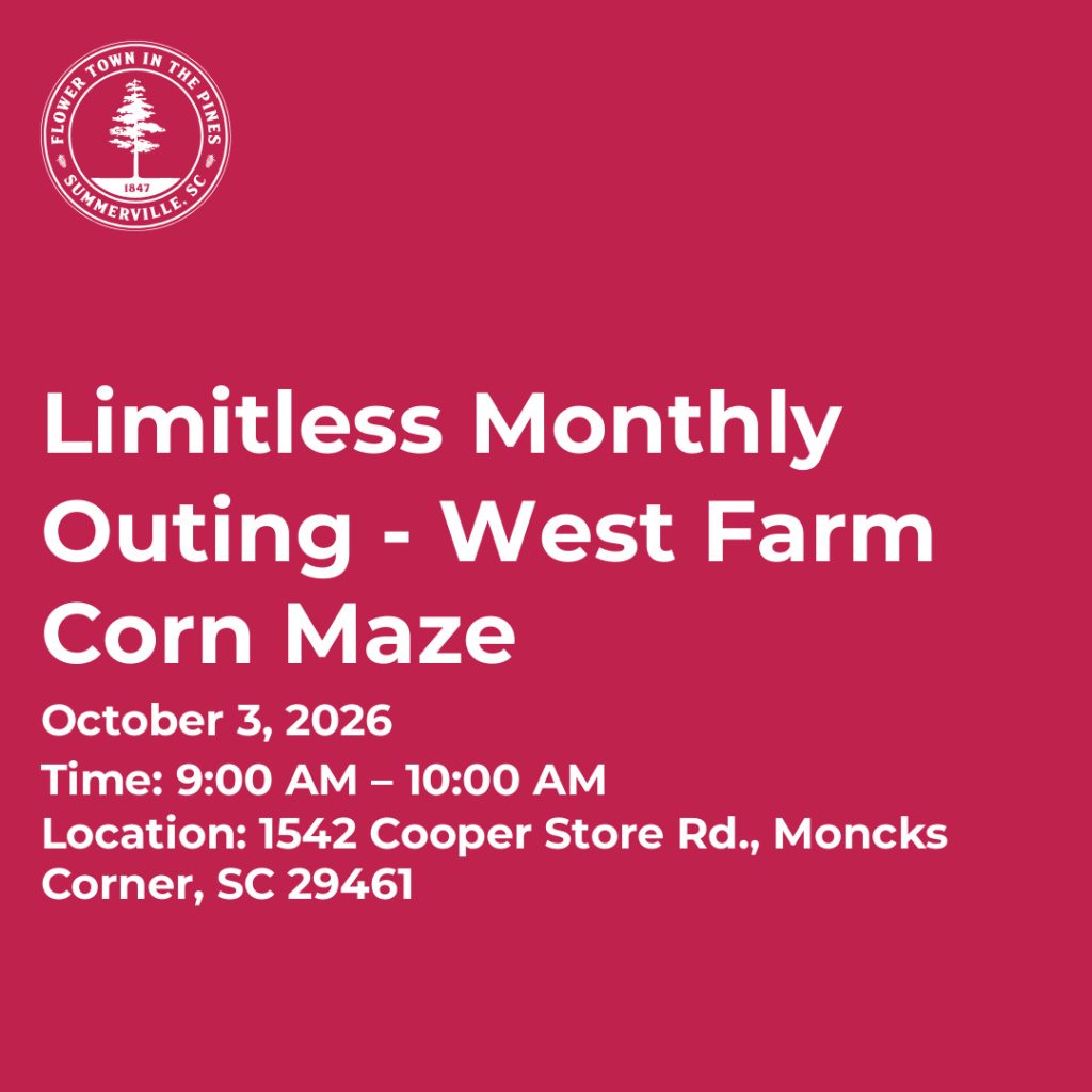 Event details for Limitless Monthly Outing at West Farm Corn Maze on October 3, 2026, from 9:00 AM to 10:00 AM.